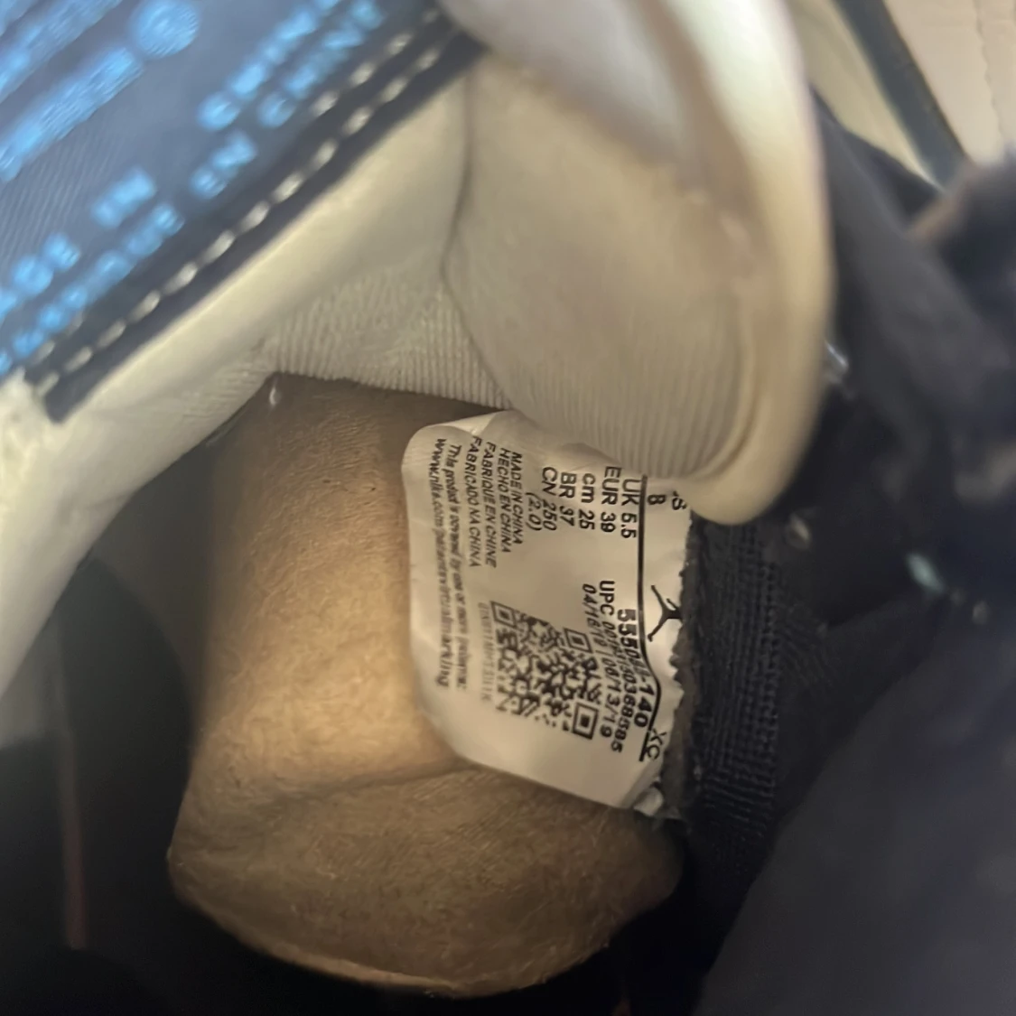 Nike Air Jordan 1 High blå/vit - 3