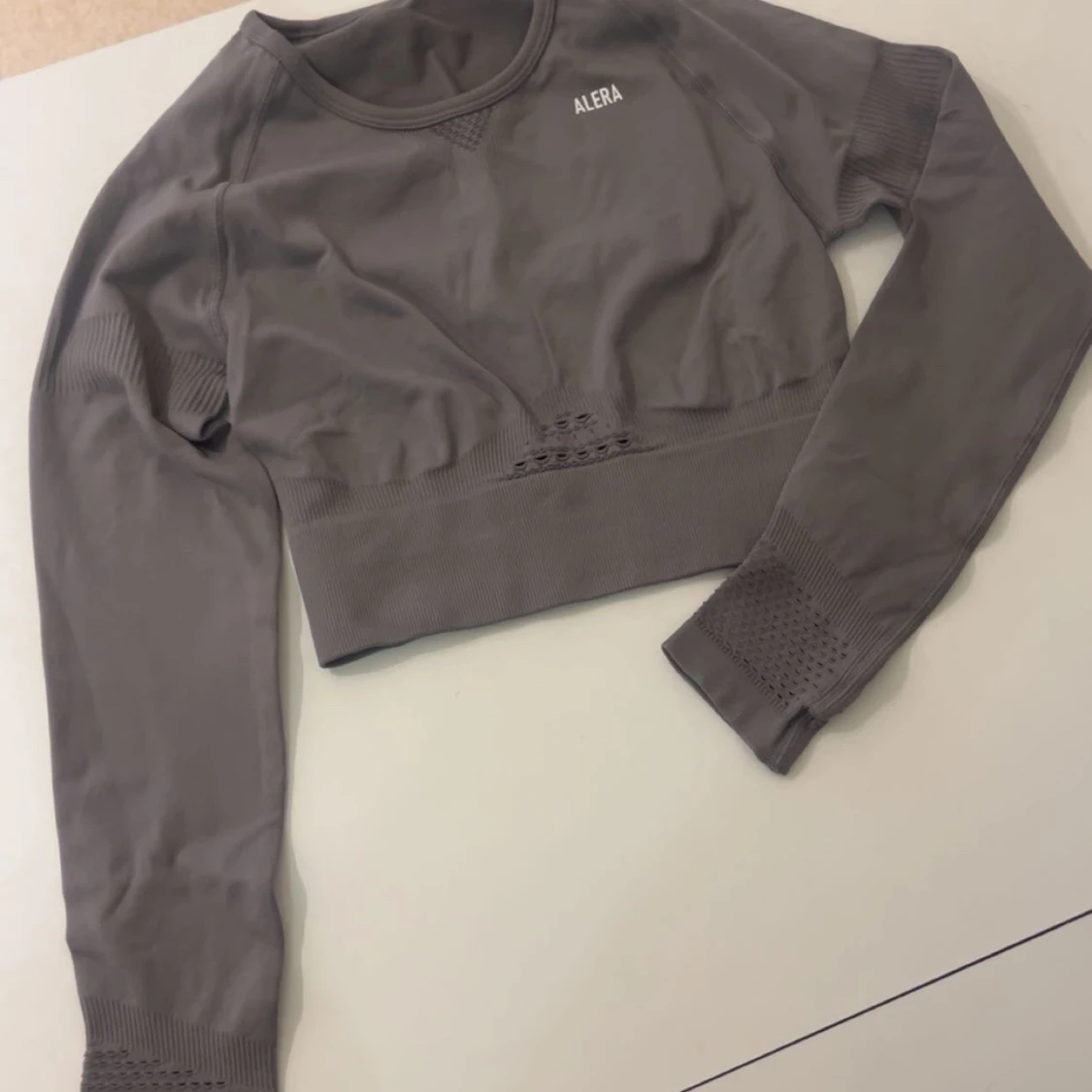Grå långärmad träningströja från ALERA - 1