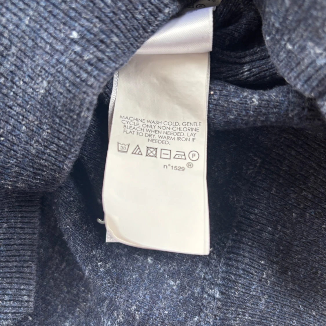 Polo Ralph Lauren – Mörkblå melerad sweatshirt - 4