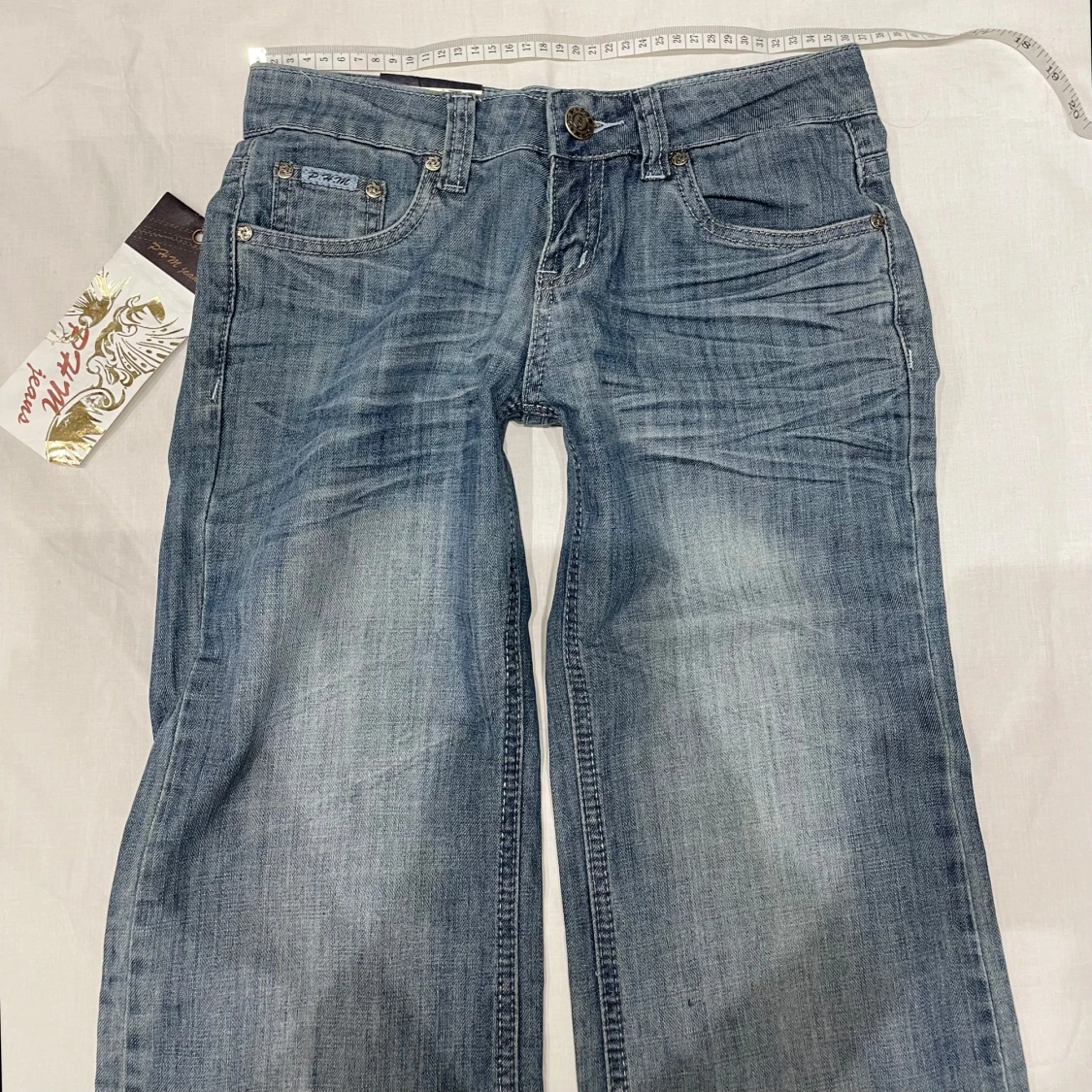 Lågmidjade bootcut jeans❤️ - 4