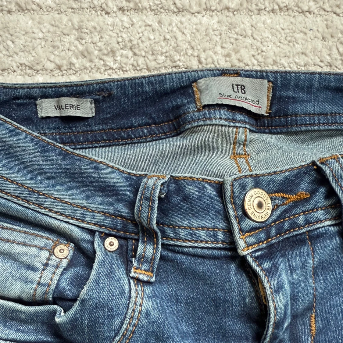 Blå bootcut jeans från LTB - 3