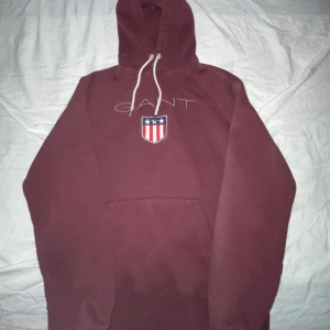 Hoodie från GANT  - Gant hoodie med vita snören och en magficka 