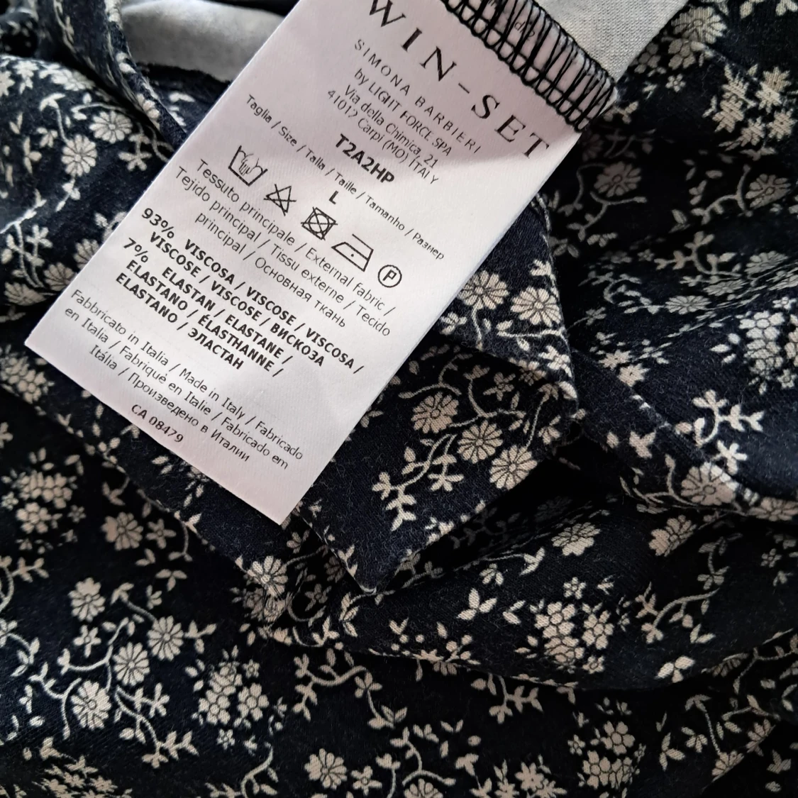 Blommig långärmad klänning från Twin-Set Simona Barbieri - 3