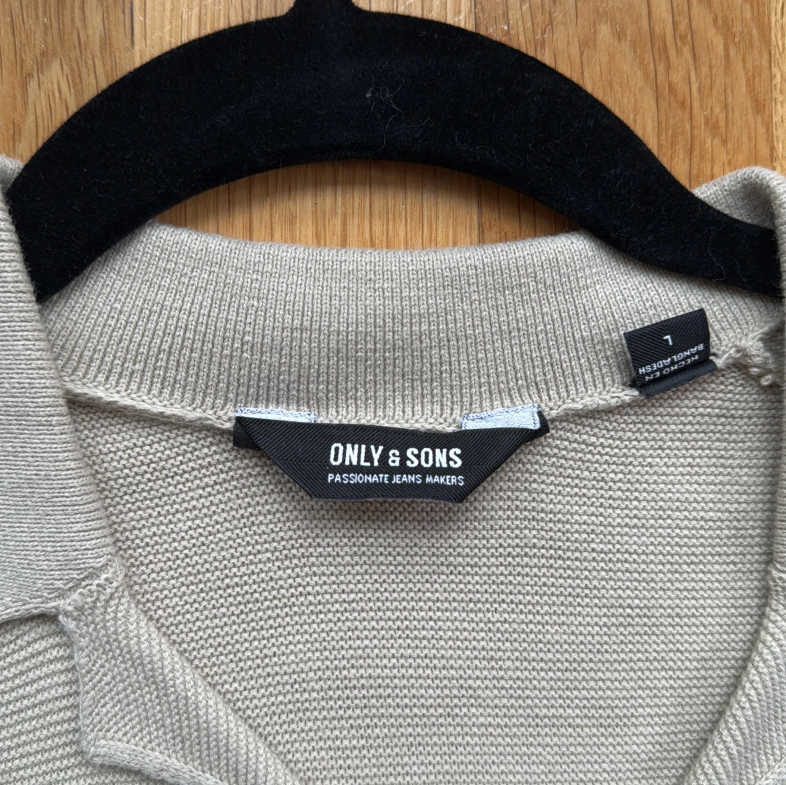 Beige kortärmad skjorta Only & Sons - 3