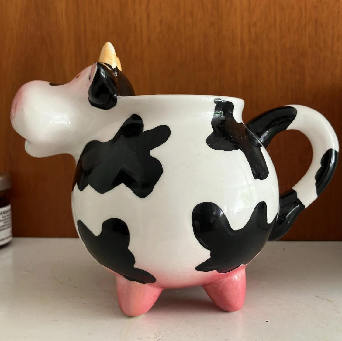   Ko-kanna. Sås kanna. Socker kanna. Porslin ko. 🐄  - 2