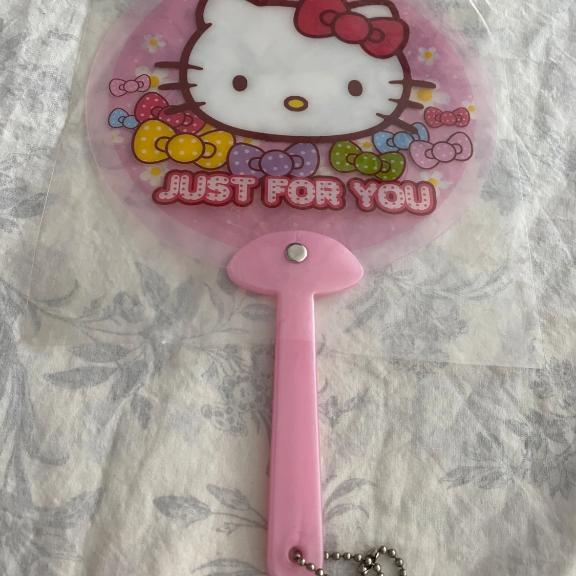 Hello Kitty rosa solfjäder - 1