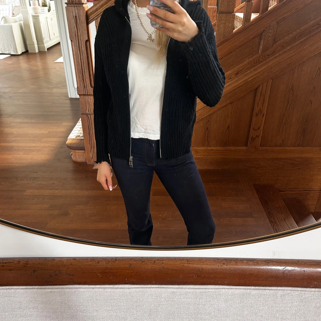 Svart stickad hoodie från Zadig & Voltaire - 3