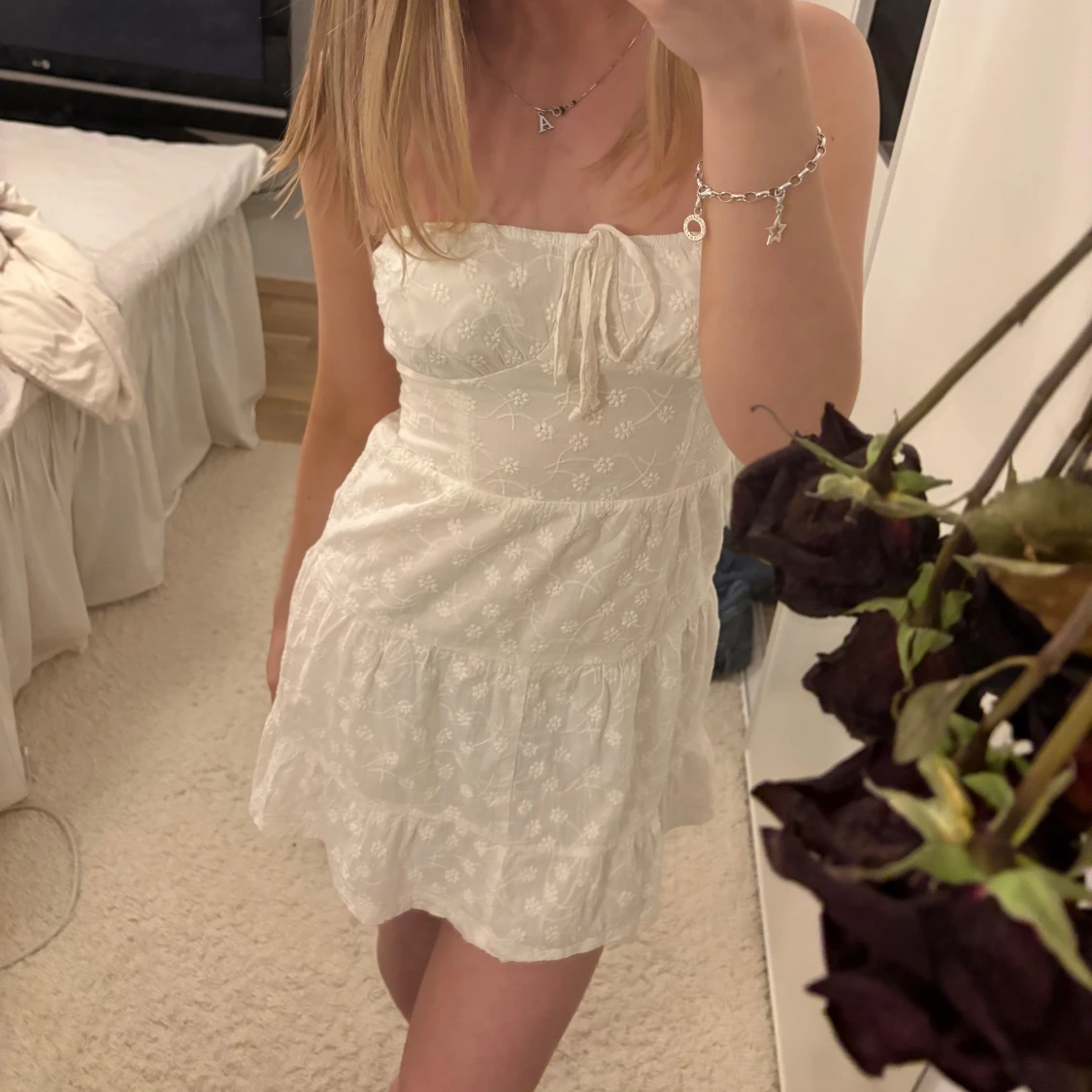 Vit klänning  - 1