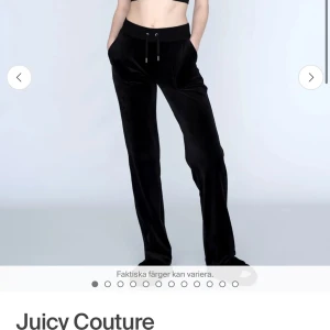 svarta juicy couture byxor  - säljer nu dessa svarta juicy couture byxor då dem inte kommer till användning! 