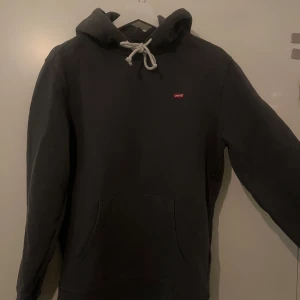 Levis hoodie - Säljer en stilren grå hoodie från Levis. Som är knappt använd och är i stl S men skulle säga att den passar en M människa, annars väldigt fin inga fläckar eller liknande.