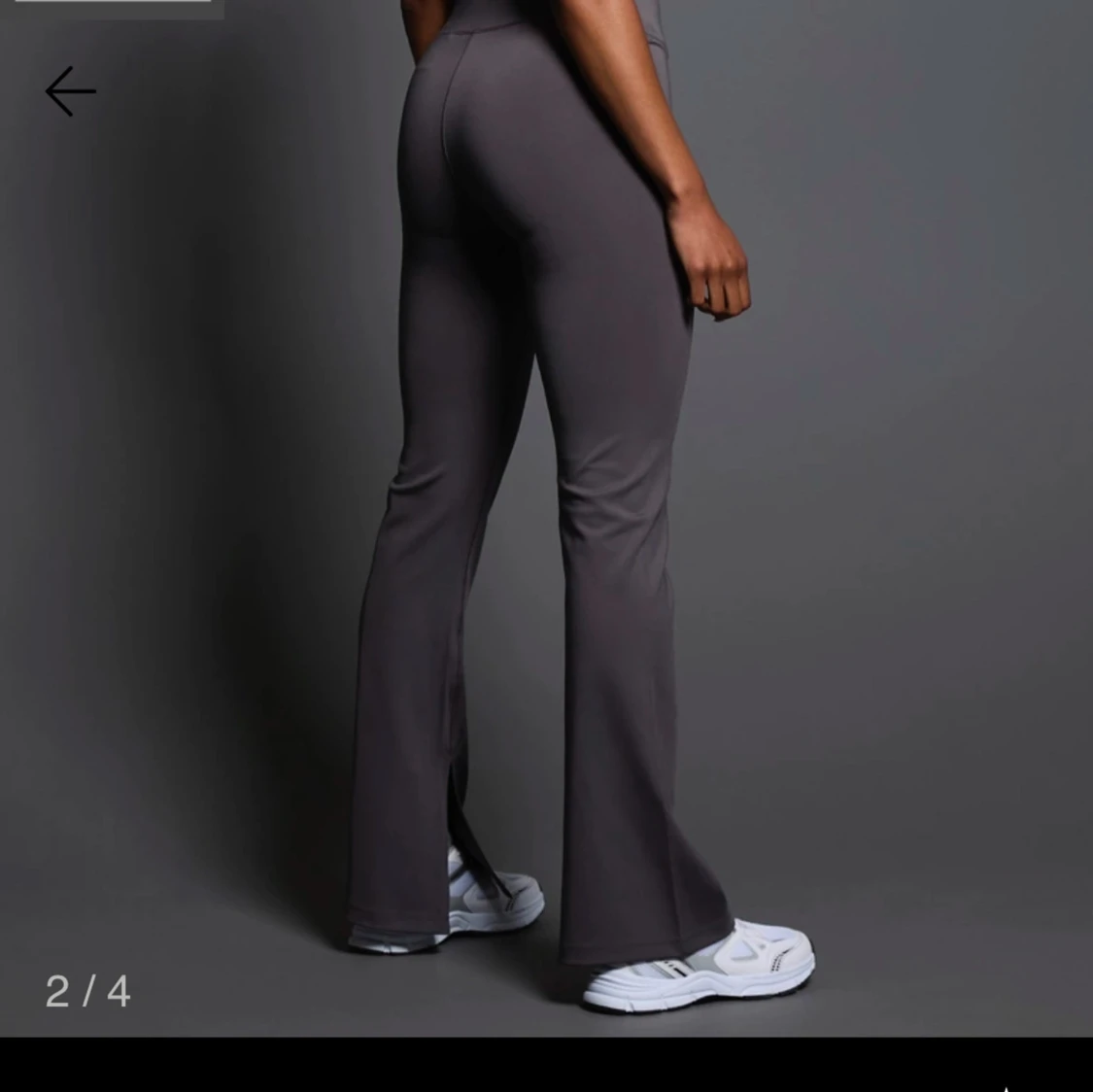  träningsbyxor med slits - 1