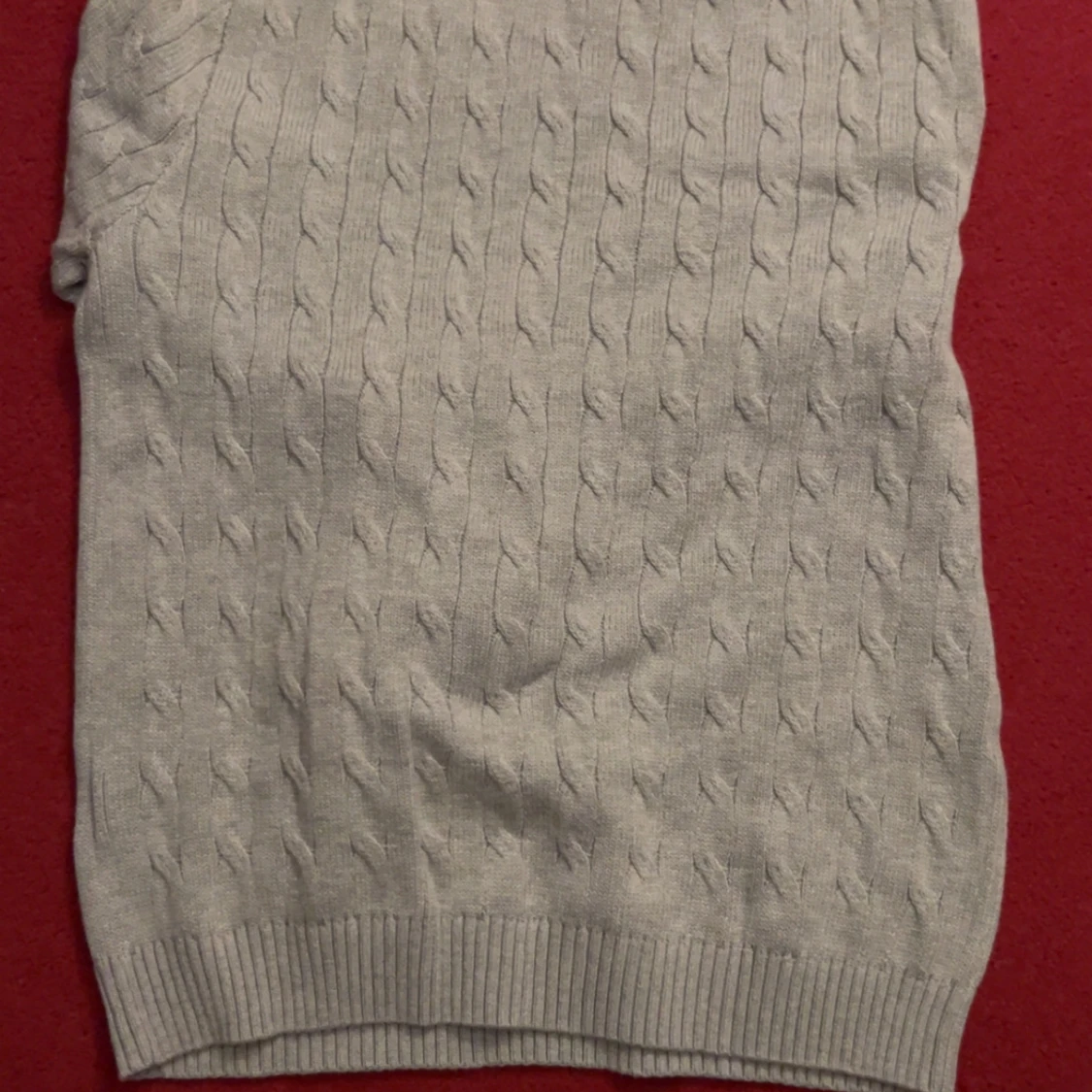 Grå stickad tröja från Polo Ralph Lauren. Crewneck - 2