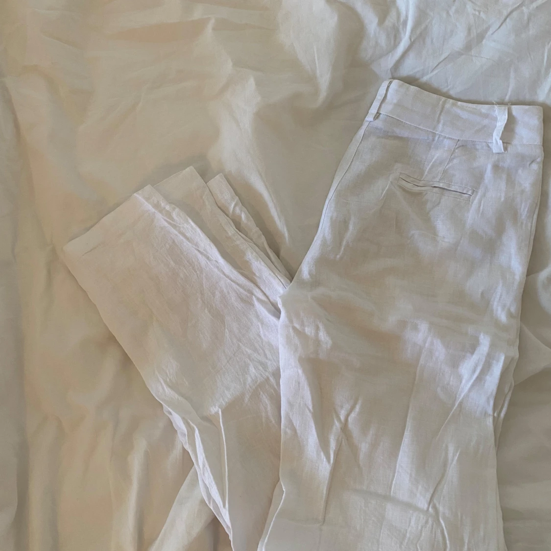 Vita linnebyxor från Design by si - 4