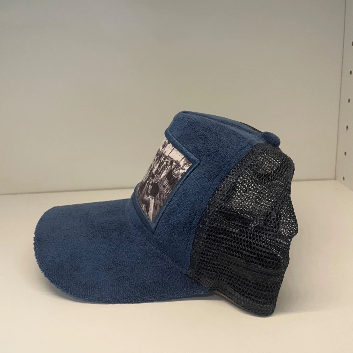 Blå Velvetkeps från Emilio pendenza  - 1