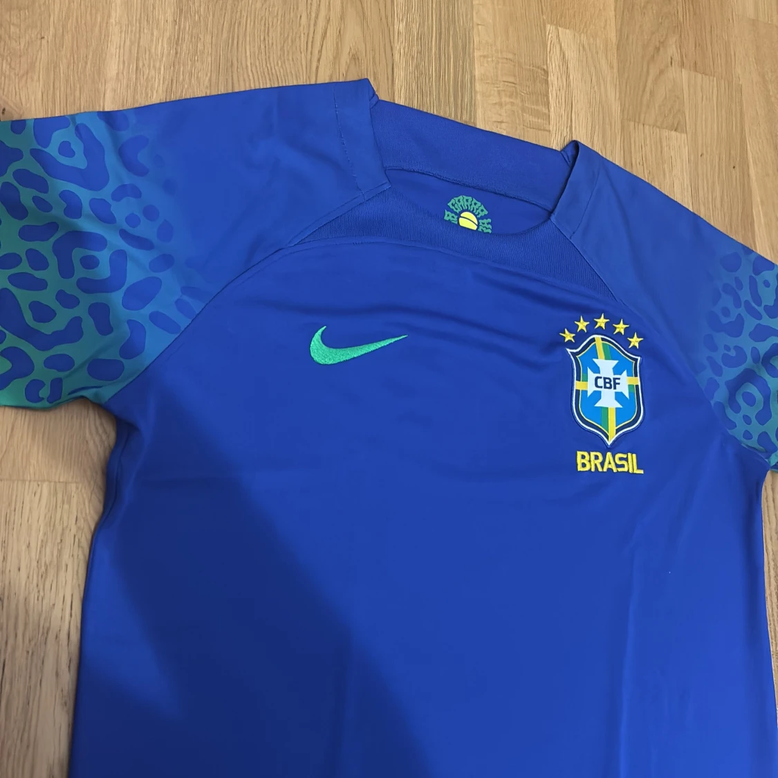 Blå Brasilien fotbollströja Nike - 1