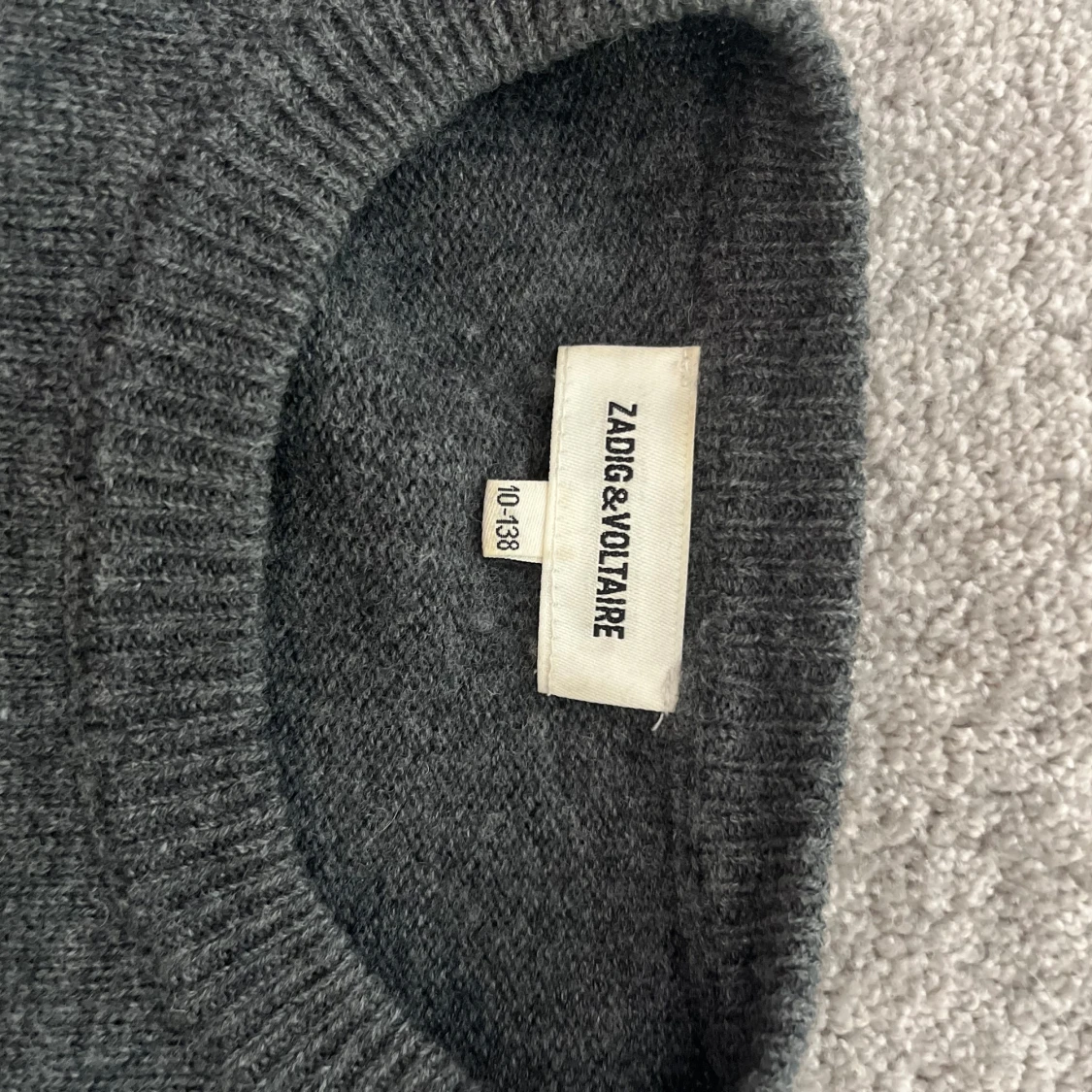 Mörkgrå stickad tröja LOVE Zadig & Voltaire - 2