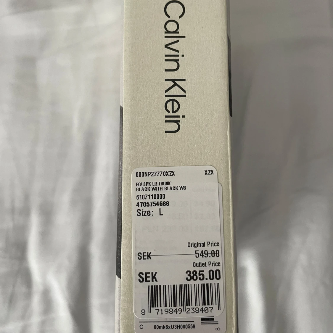 Svarta Calvin Klein trunks L - 1