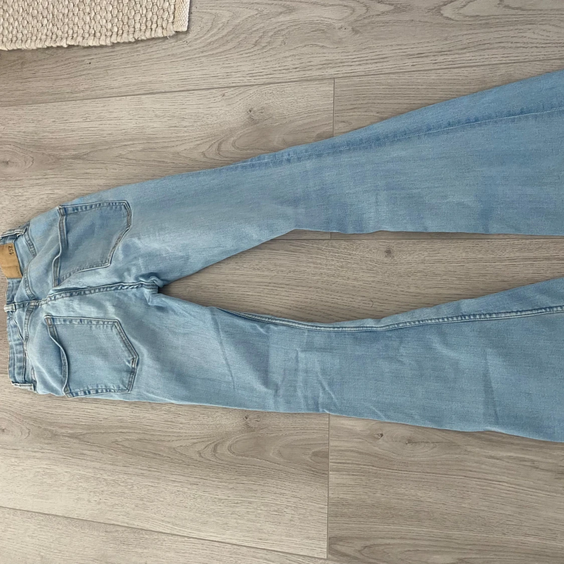 Ljusblå bootcut jeans från 157, XS - 1