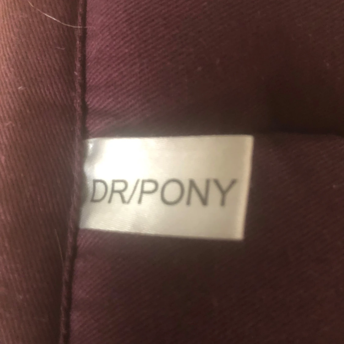 Quiltad vinröd schabrak från Showmaster - 3