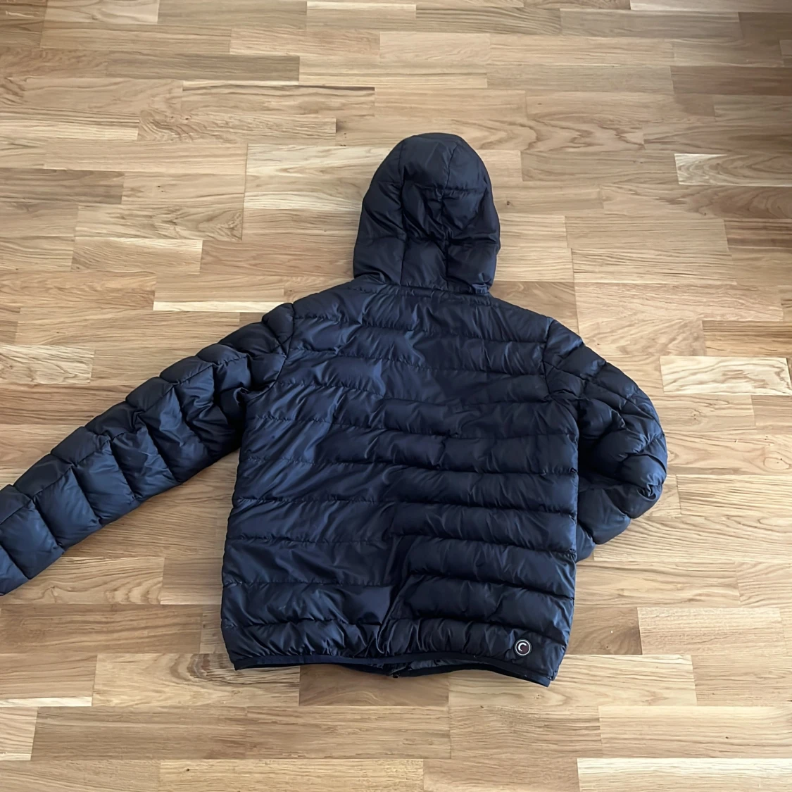 Svart Colmar pufferjacka med huva - 2