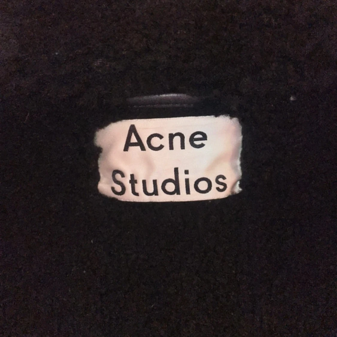 Svart pälsjacka Acne Studios - 3