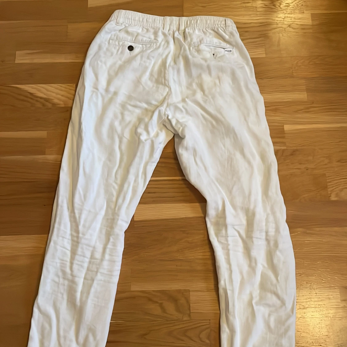 Vita linnebyxor Selected home - 1