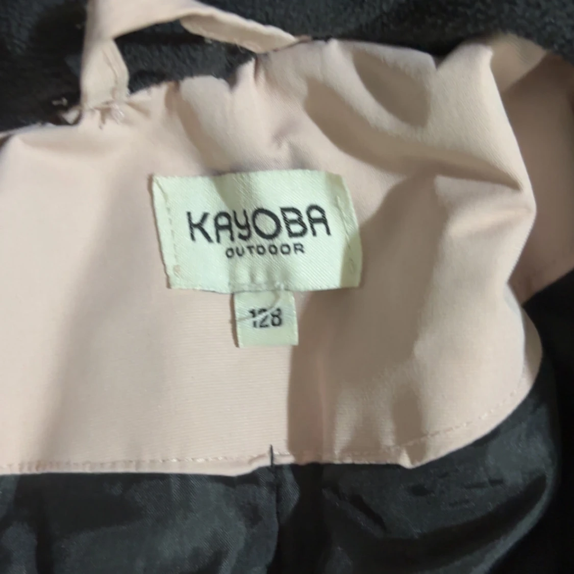 Rosa/svart vinteroverall  - 2