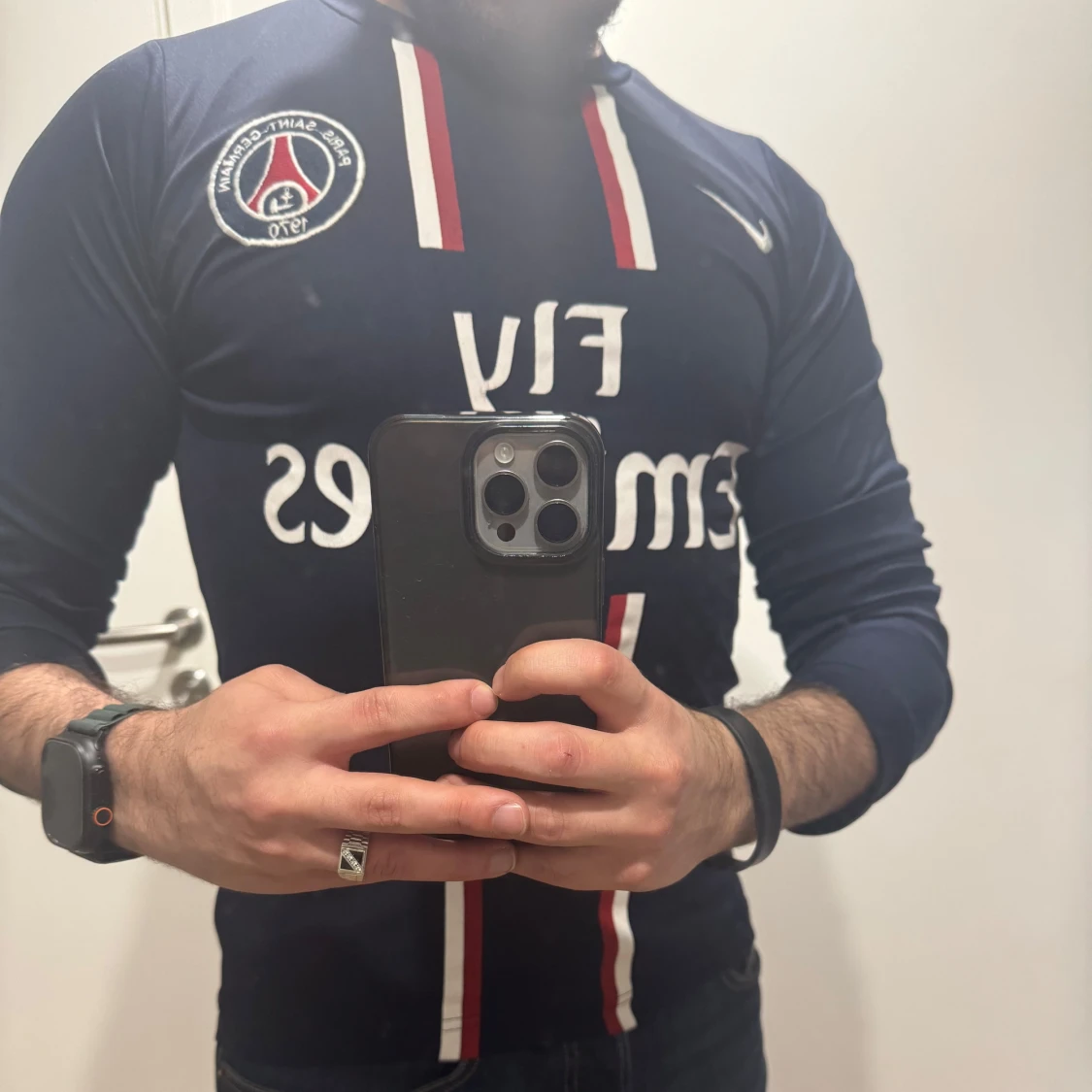 PSG långärmad fotbollströja från Nike