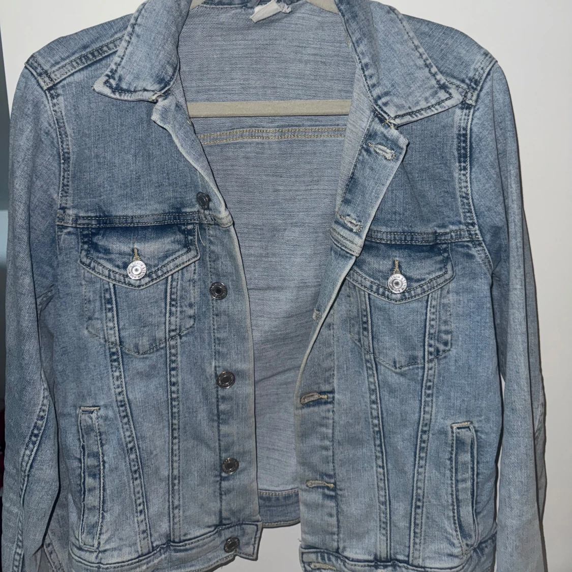 Ljusblå jeansjacka  - 1