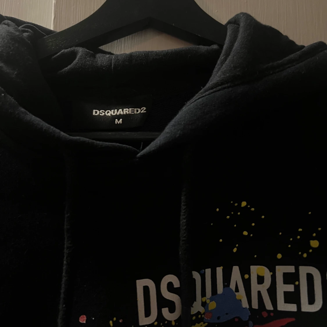 Svart hoodie från Dsquared2