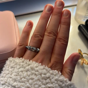 Edblad ring med nitar silver - Ring med nitar på som är i silver från Edblad. Den är i storlek S (16,80mm). Den är använd men har inga defekter alls. Använd gärna köp nu!💕