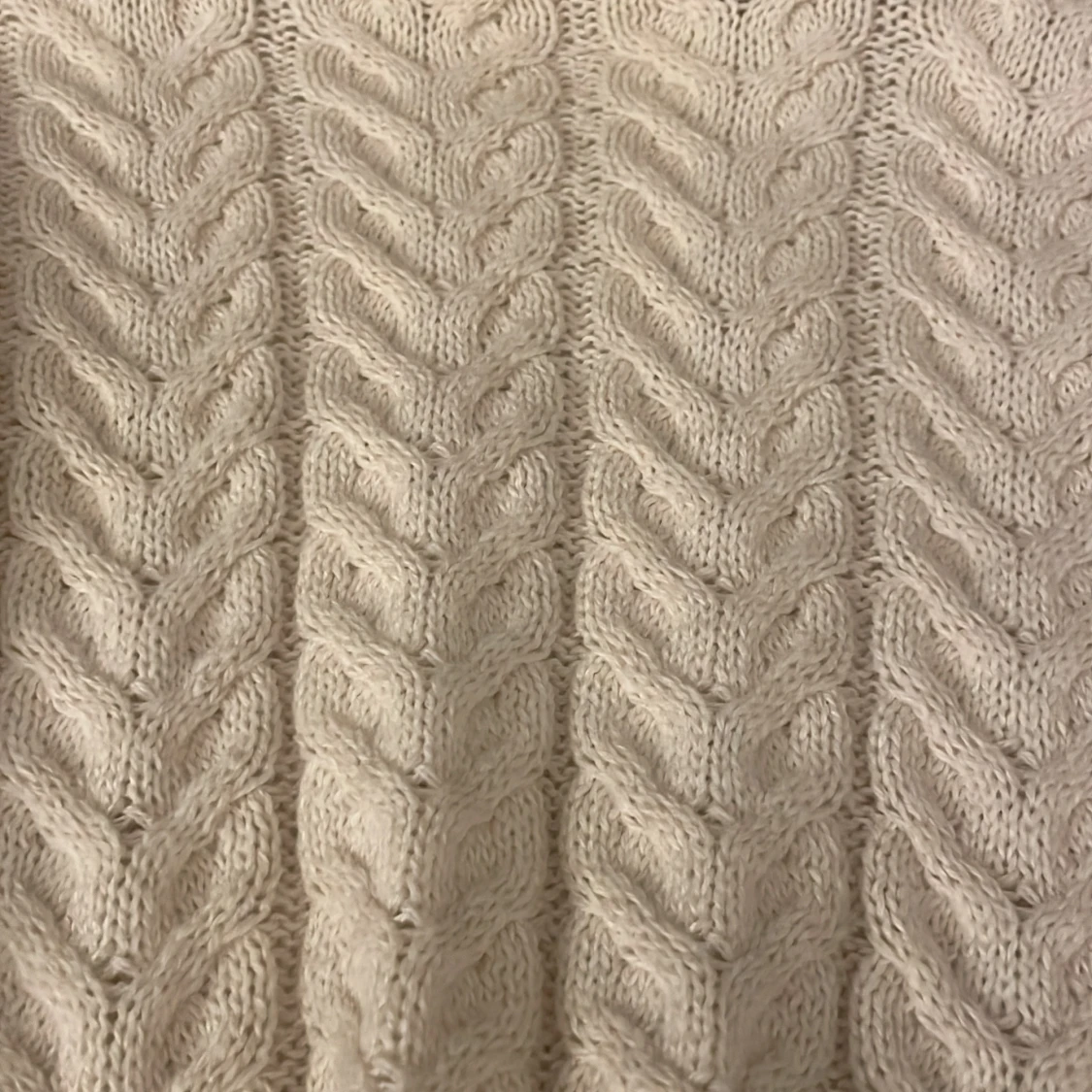 Beige stickad tröja från Vero Moda - 2