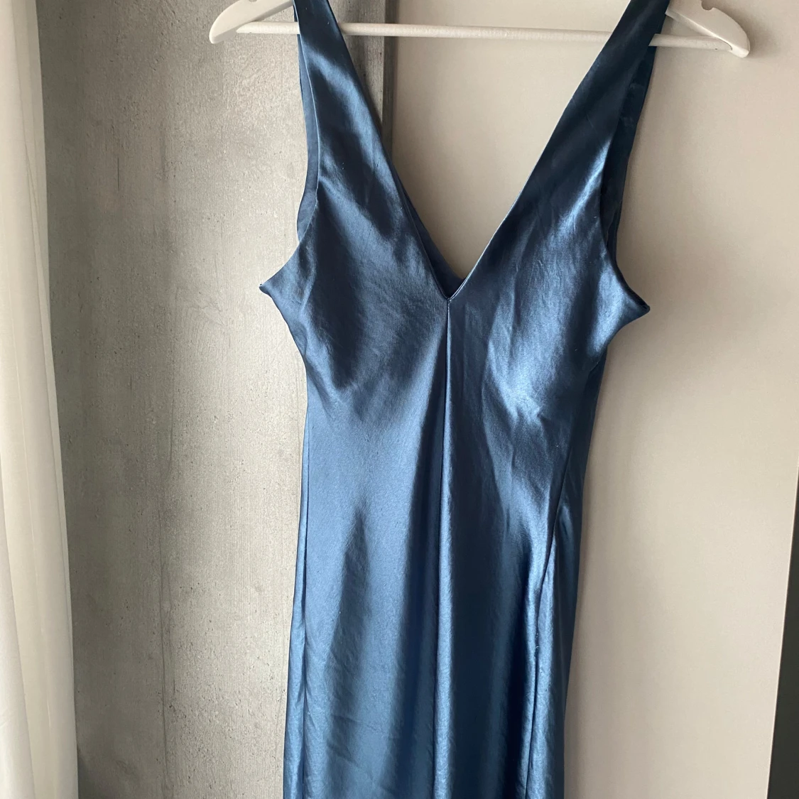 Blå långklänning  - 1