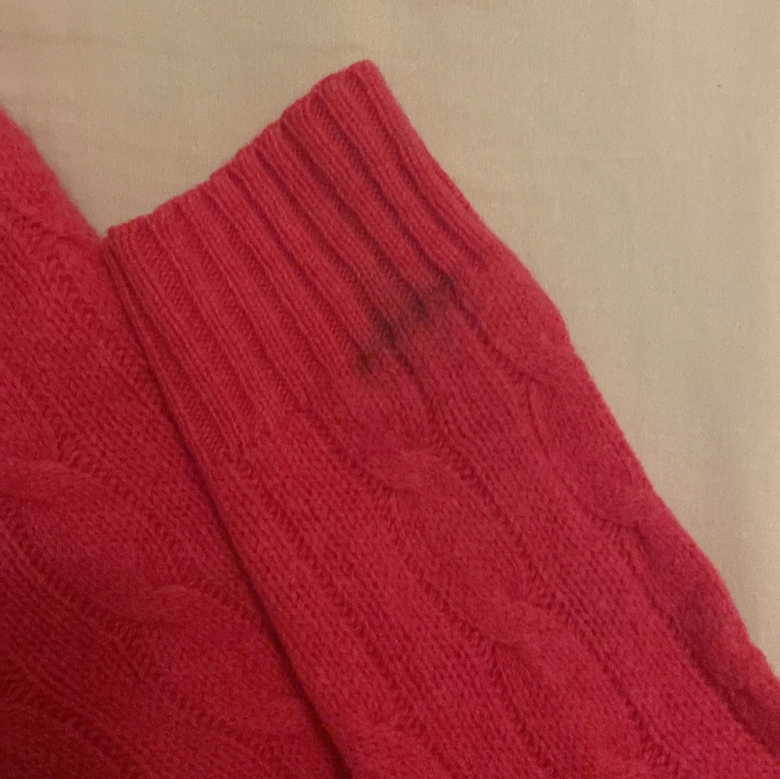 Rosa kabelstickad tröja från Ralph Lauren - 3