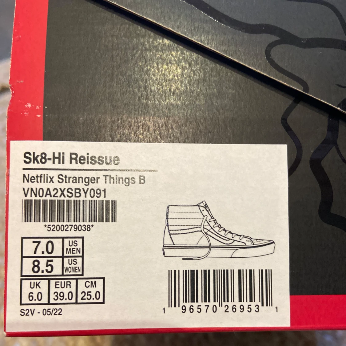 Svarta Vans Stranger Things sneakers - 4