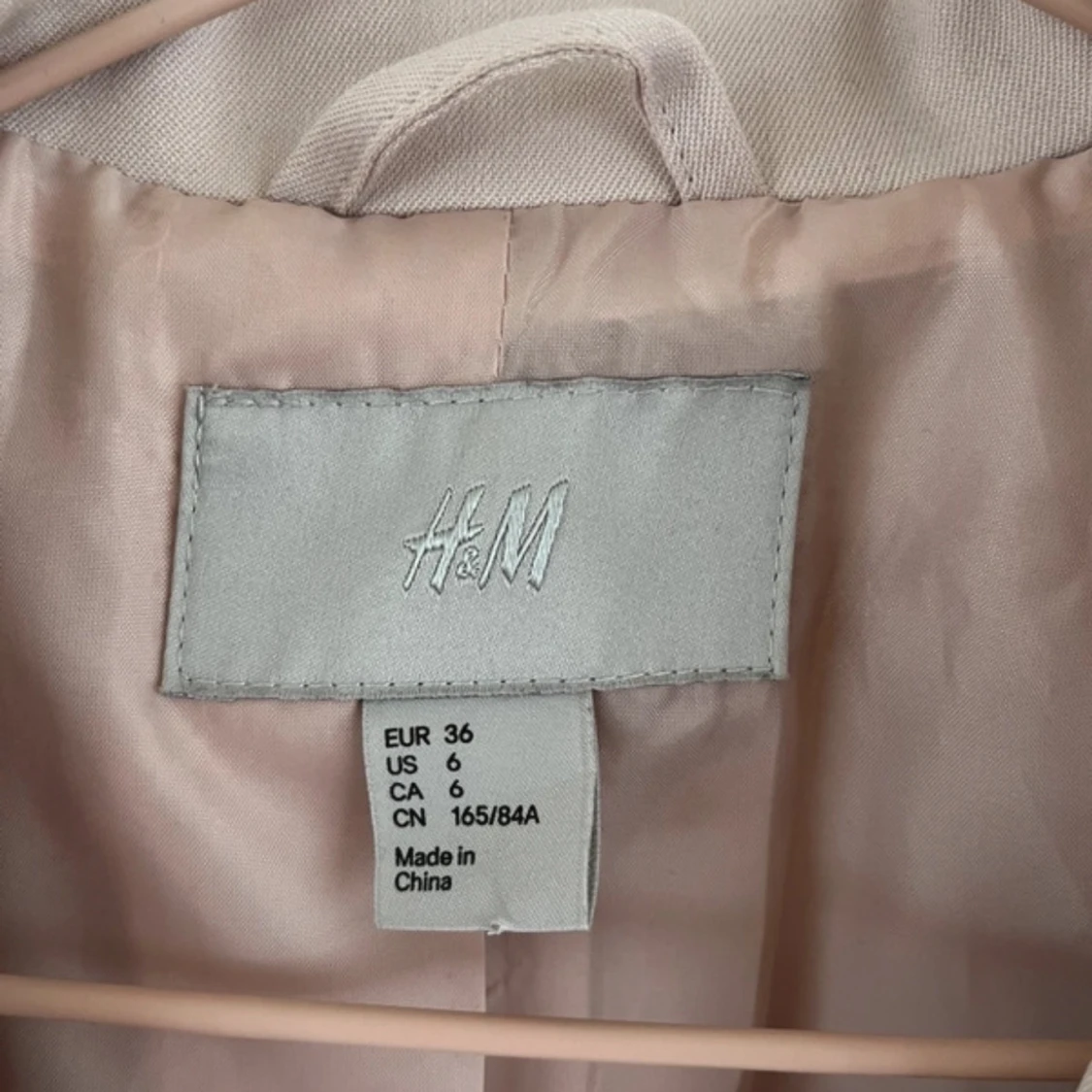 Beige/rosa kavaj från H&M - 3