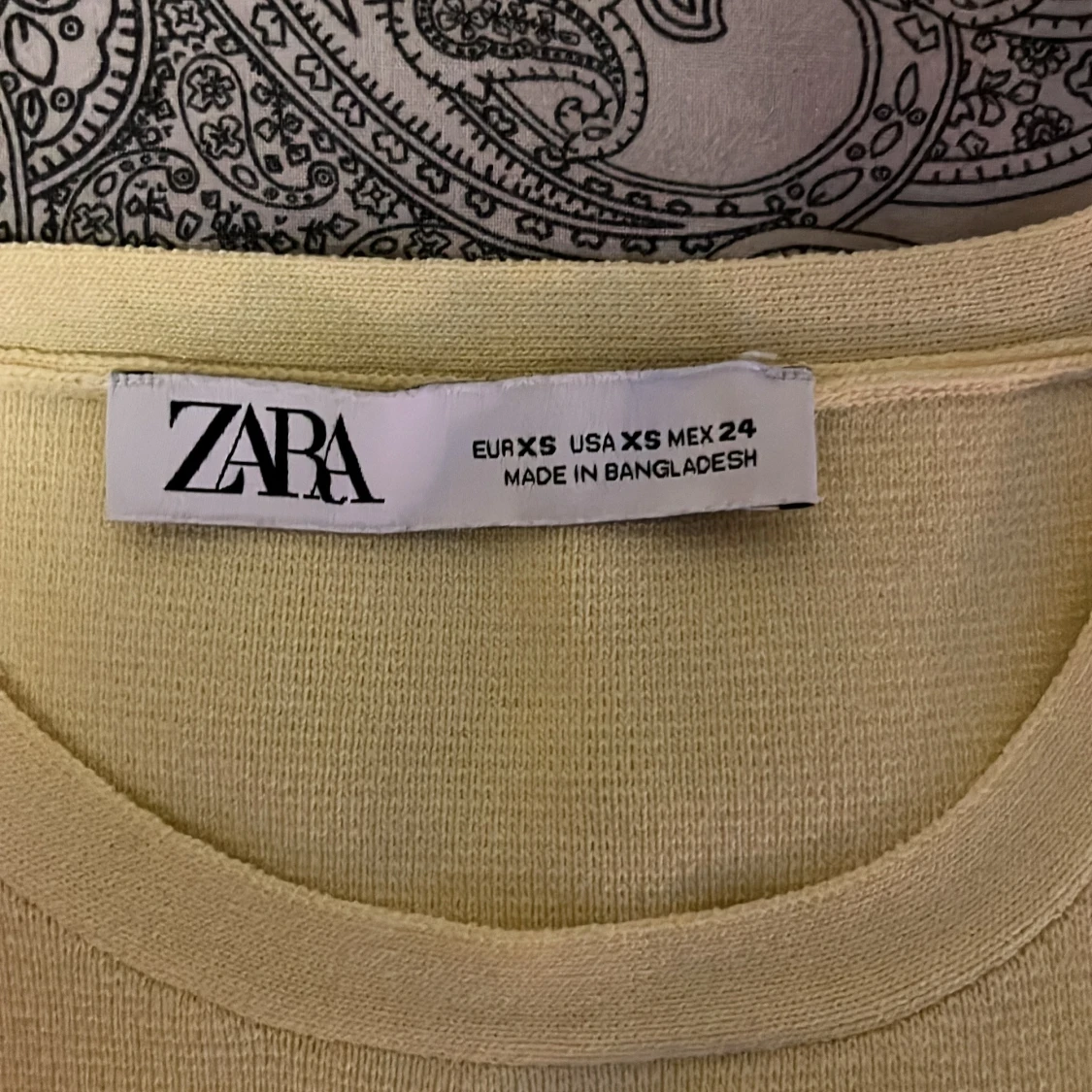 Gul ärmlös topp från Zara - 2