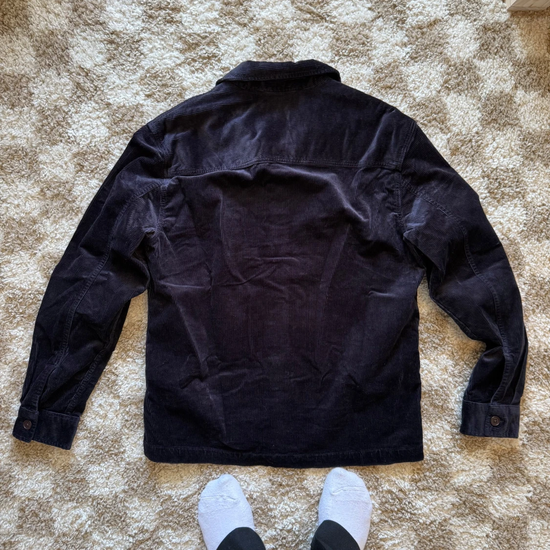 Mörkblå/lila manchester overshirt från H&M - 1