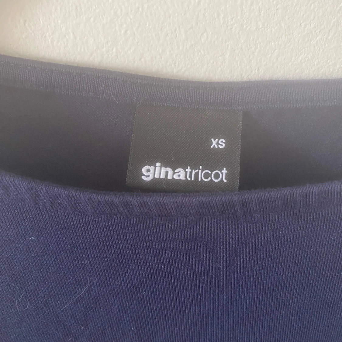 Mörkblå långärmad topp Gina Tricot - 3