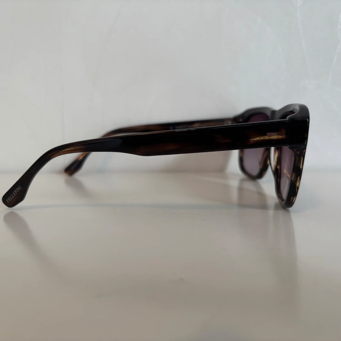 Bruna fyrkantiga solglasögon Fellepini - 4