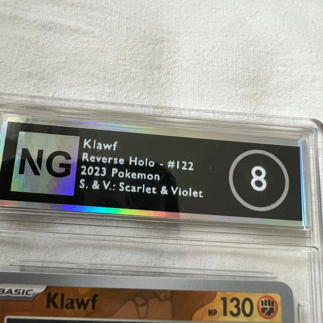 Klawf Reverse Holo #122 Pokémonkort - 1