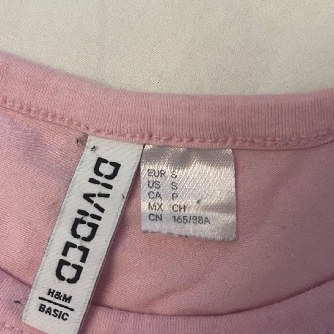 Rosa basic croppad topp - 2