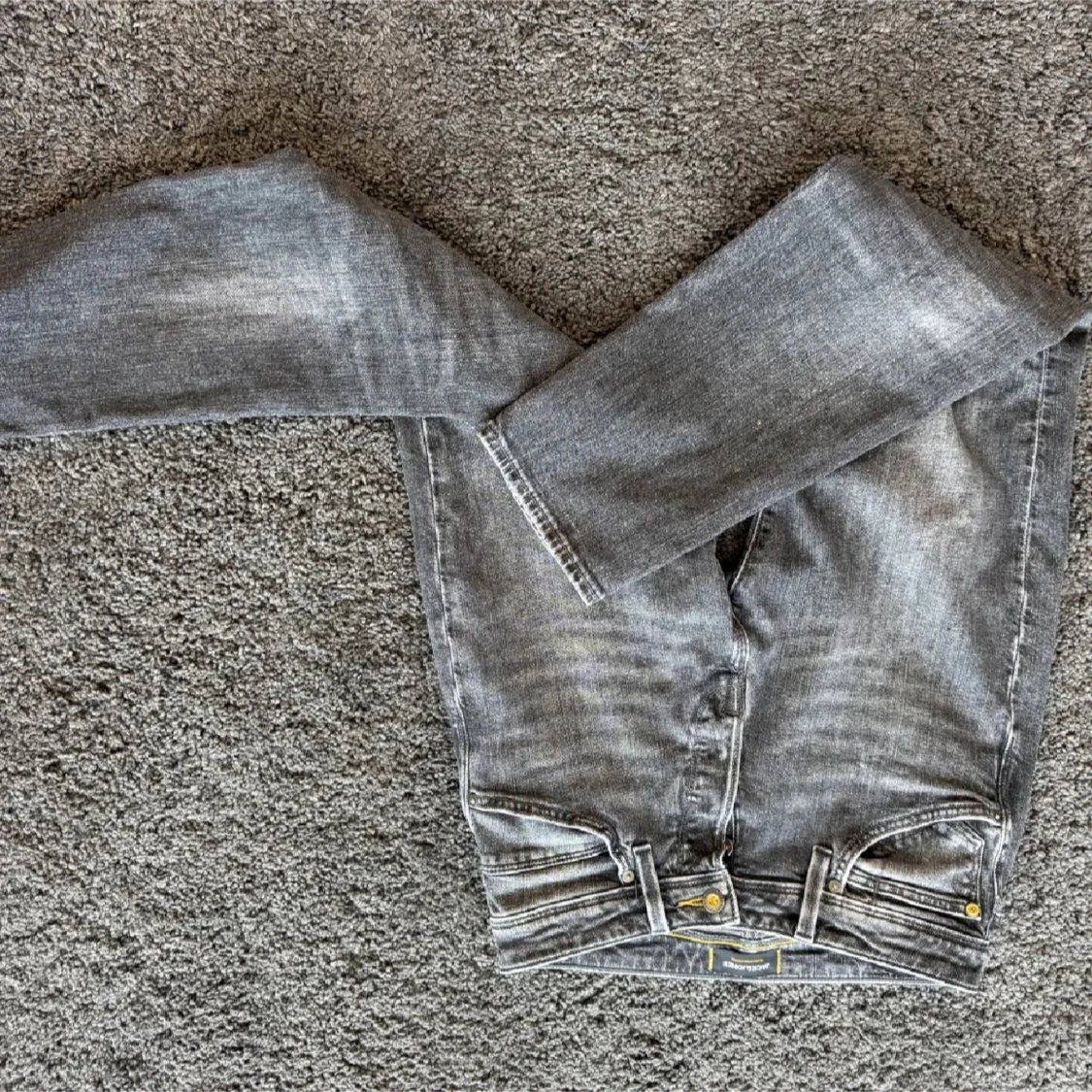 Grå tapered jeans Tapered/Mike - 1