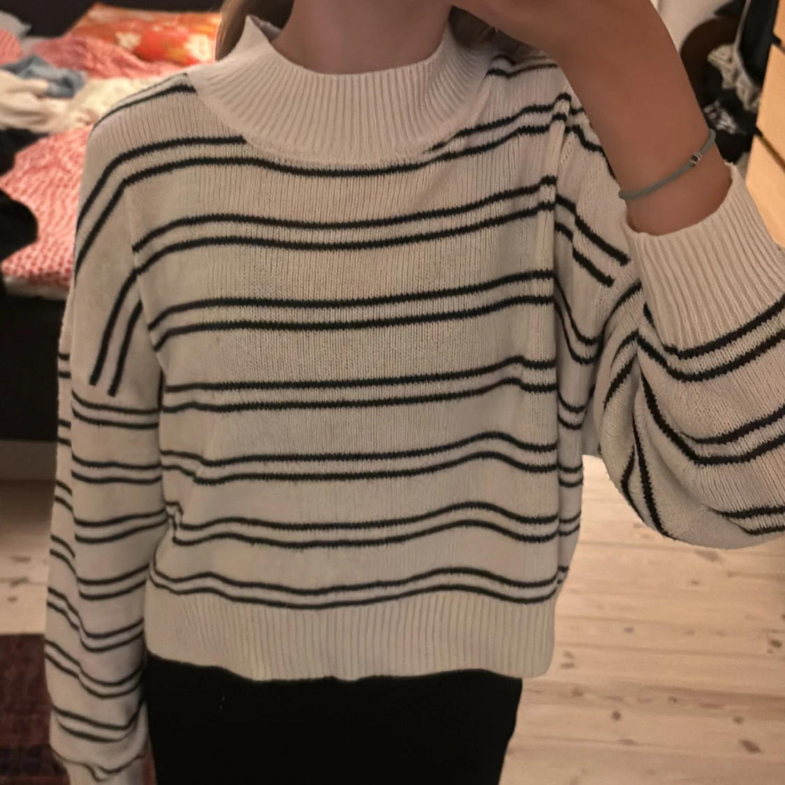 Randig stickad tröja från H&M Divided - 1