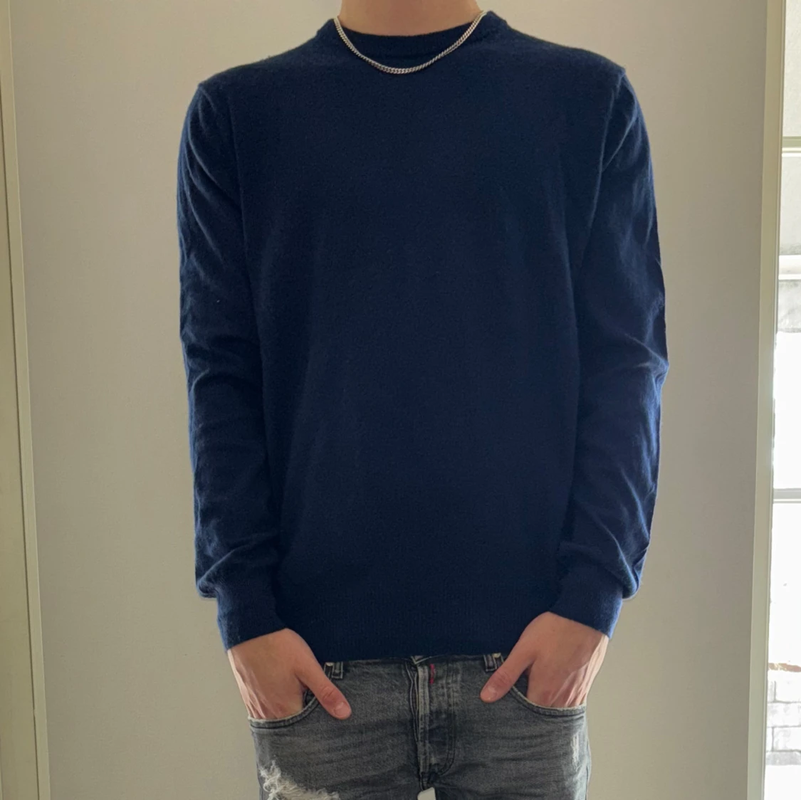 Stickat Tröja (kashmir + merinoull) - 1