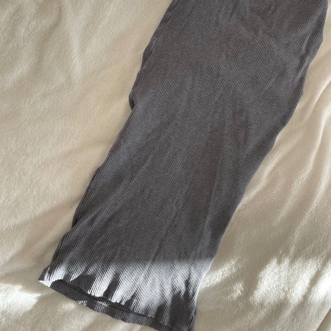 Grå lång maxi klänning  - 4