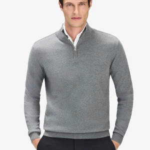 John Henric halvzip  - Snygg grå halvzip från John Henric. Nypris 899kr mitt pris 649