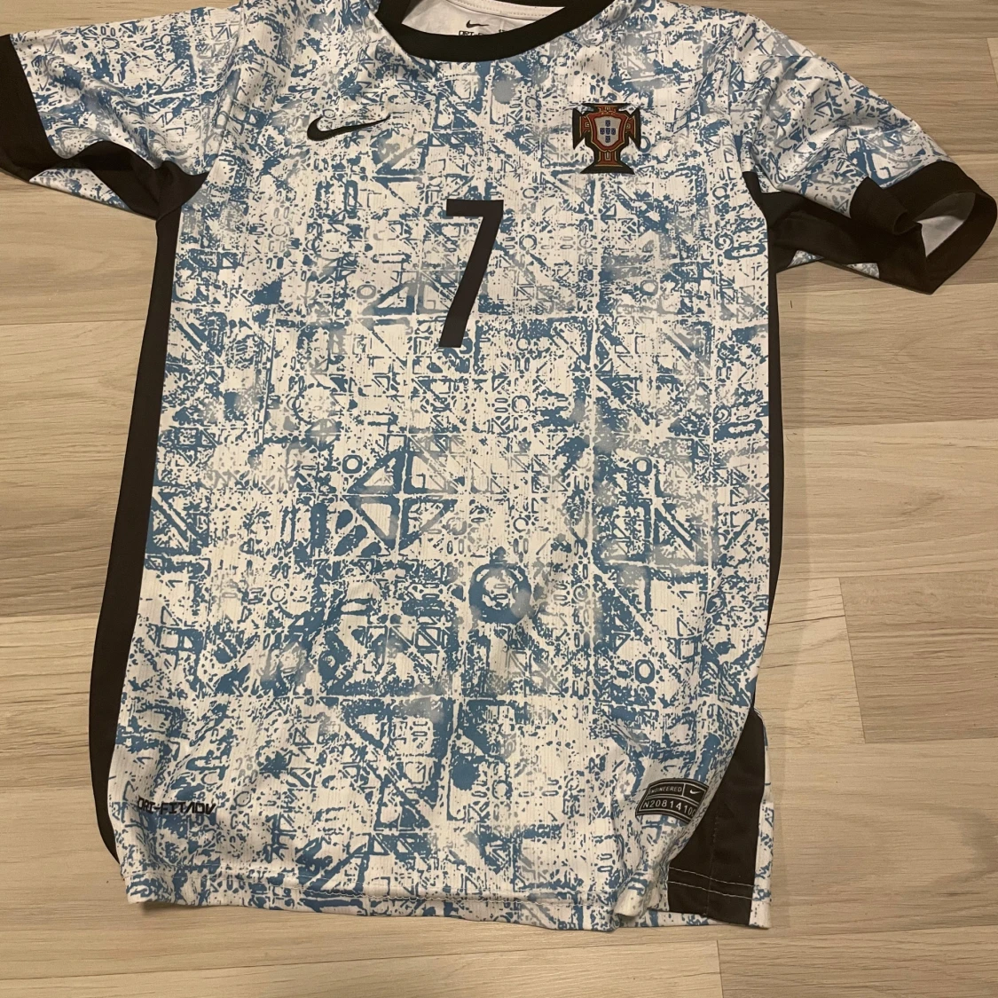 Ronaldo #7 fotbollströja blåvit