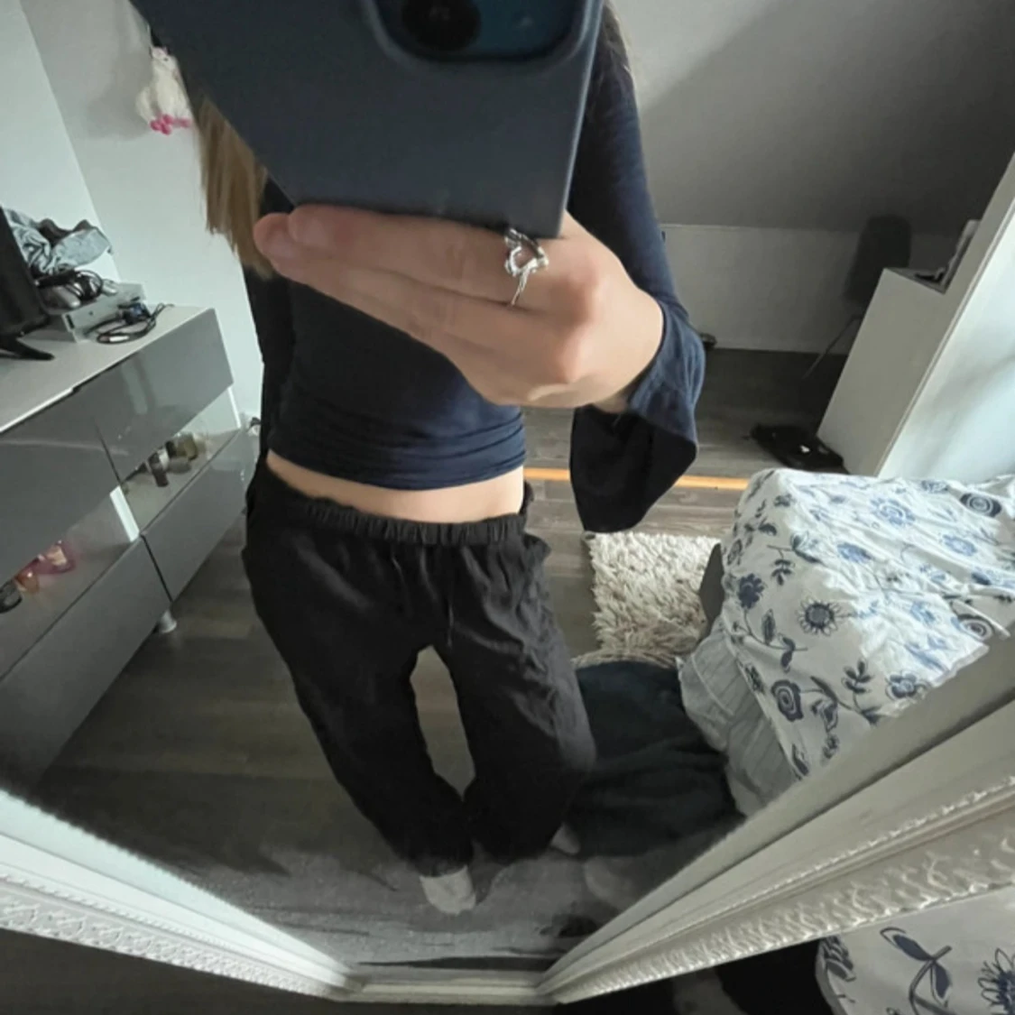 Svarta linnebyxor XS från & Other Stories - 1