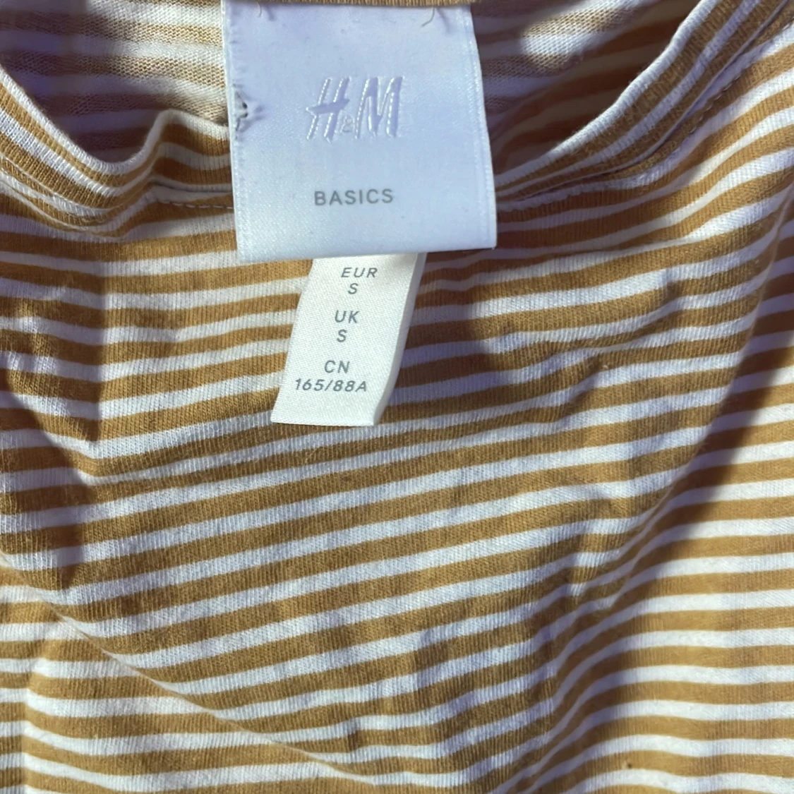 Beige och vit randig t-shirt H&M - 2